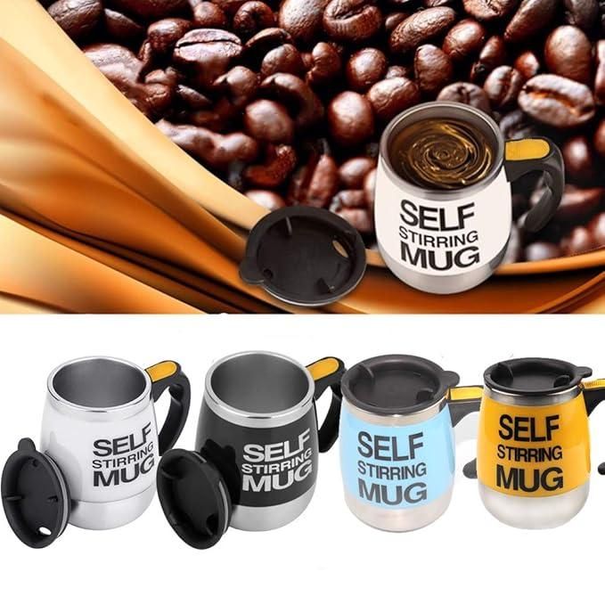 Hands-Free Self-Stirring Stainless Steel Cup