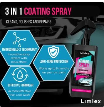 Showroom Shine 2-in-1 Combo: Quick Foam Cleaner (200ml) & Protective Coating Spray (200ml)
