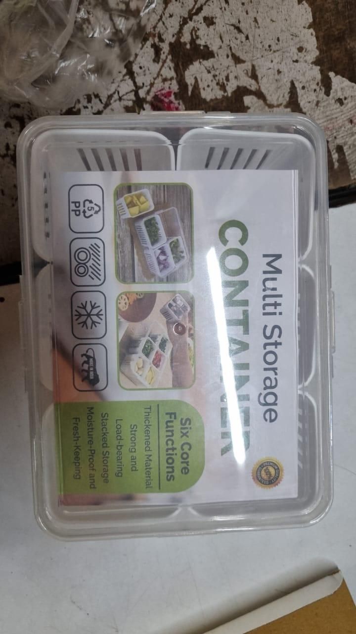 The Ultimate 6-Compartment Refrigerator Organizer