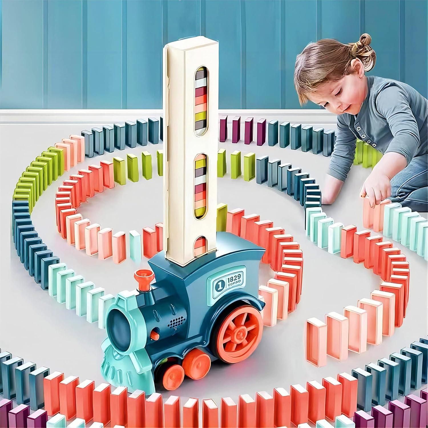 The Auto-Placing Domino Train Set (40 Pcs)