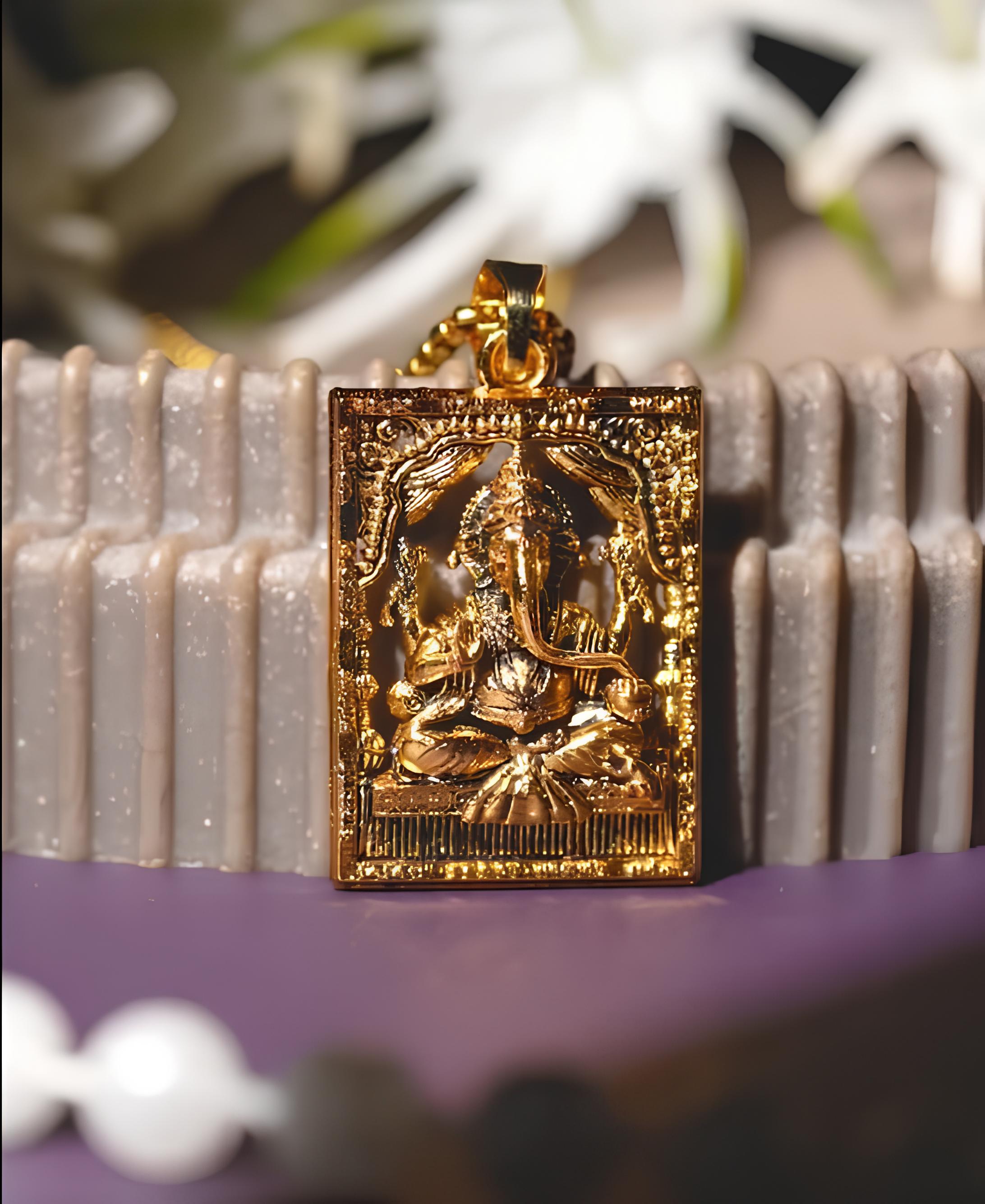 Gold Plated Ganeshji Pendant ✨